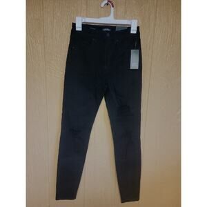 Wild Fable Ebony Distressed Highest Rise Skinny Jeans sz 2 / 26 Waist